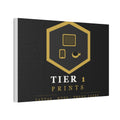 Tier 1 Prints Gold Logo Canvas Wall Art