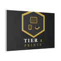 Tier 1 Prints Gold Logo Canvas Wall Art