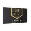Tier 1 Prints Gold Logo Canvas Wall Art