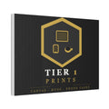 Tier 1 Prints Gold Logo Canvas Wall Art