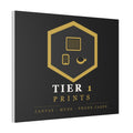 Tier 1 Prints Gold Logo Canvas Wall Art